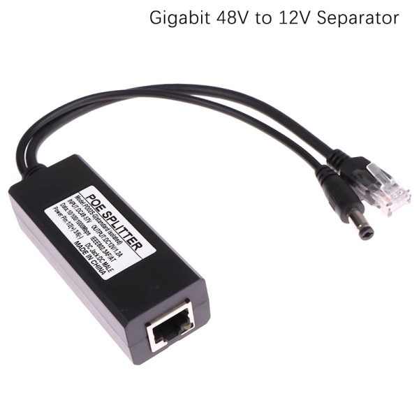 Type-C Gigabit POE Splitter 48V til 5V strømforsyningsmodul C