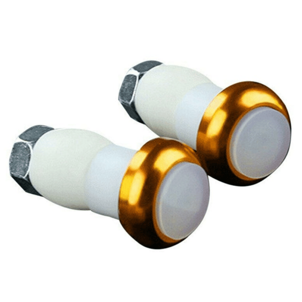1 par Sykkelsykkel Blinklys Håndtak End Plug LED Red