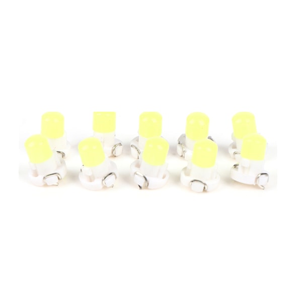 10PCS T3 T4.2 COB Car LED Instrument Panel Lights Dashboard Ind White T4.2