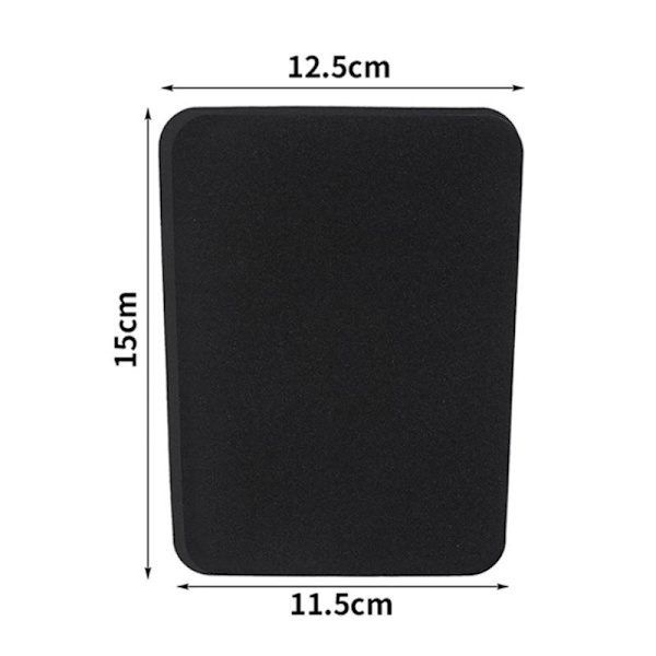 Ski Leggbeskyttelse 4 Stykker Støvel Liner Beskyttelse Polstring Elastisk Snowboard Black