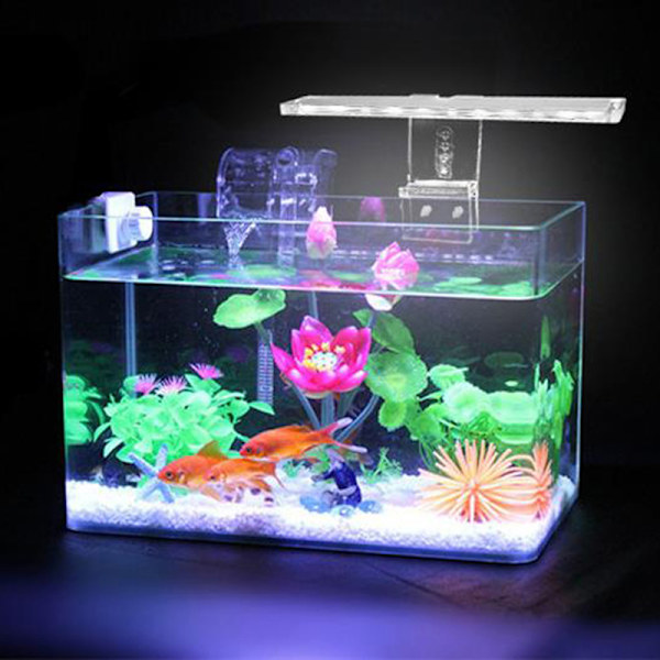 Akvarielampe LED-lys Passer til tanke Aquatic Lamp Aquarium Brack A