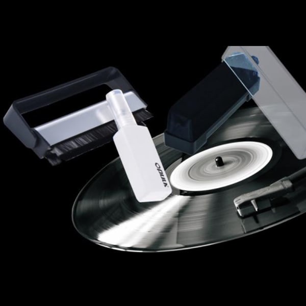 Vinylplaterens antistatisk rengjøringsbørste for platespillere