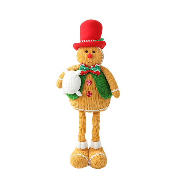 Julemand Dukke Plys Gingerbread Ornament Green