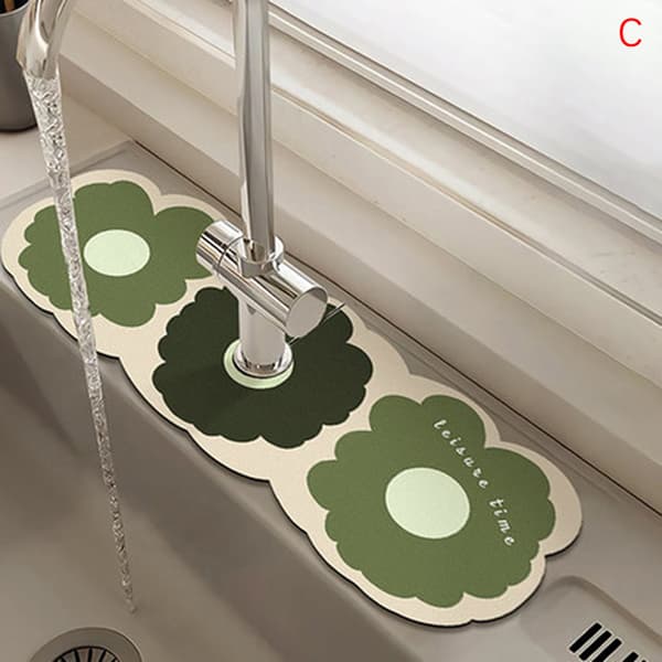 Pesuallashana Tyhjennystyyny Matt WC Piilevä Mud Absorbent Pad B