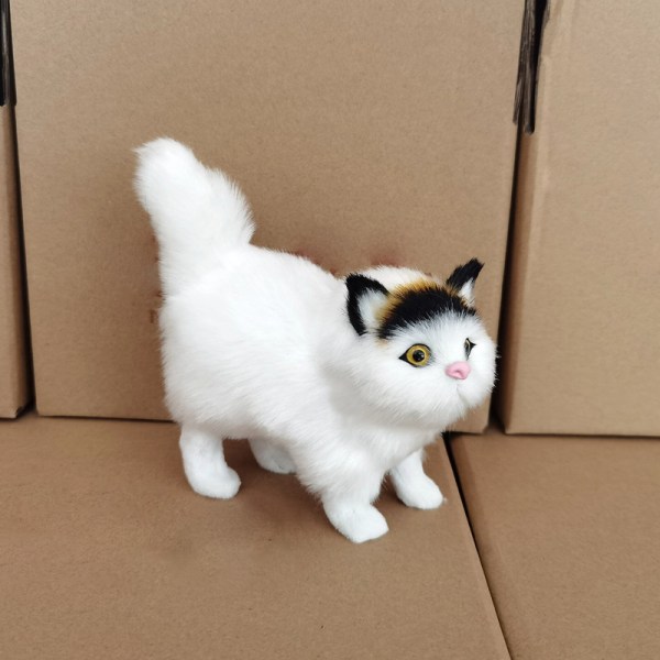 e Simulering Katt plyschleksaker Mjuk fylld kattunge Modell Katt Real type-A3