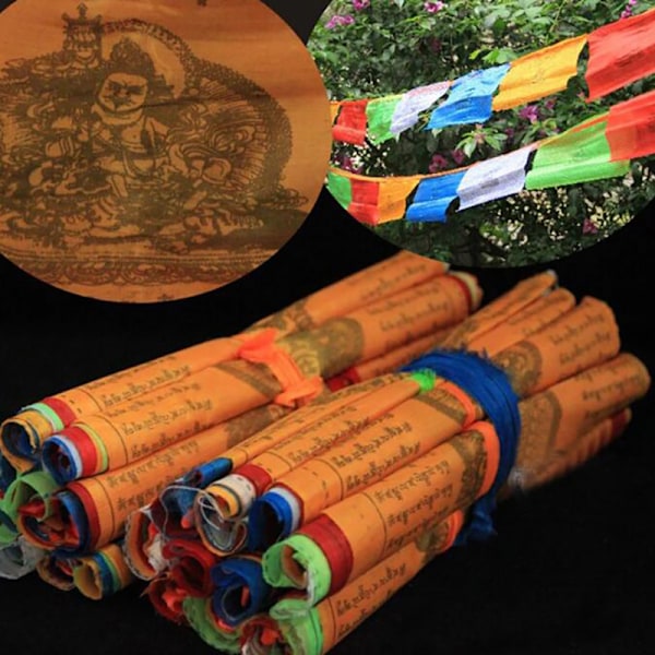 5M religiøse flag Tibetanske buddhistiske forsyninger Farve Tibet Banne
