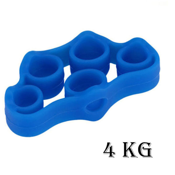 Hånd Finger Grip Strength Trainer Modstandsbånd Spændingsøvelse Blue