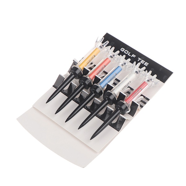 5kpl 360 Rotation Golf Tees 90mm T-golfpalloteline