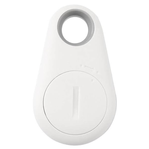 Vanndråpe Bluetooth Anti-tapt Tracker Finder Smart Key white