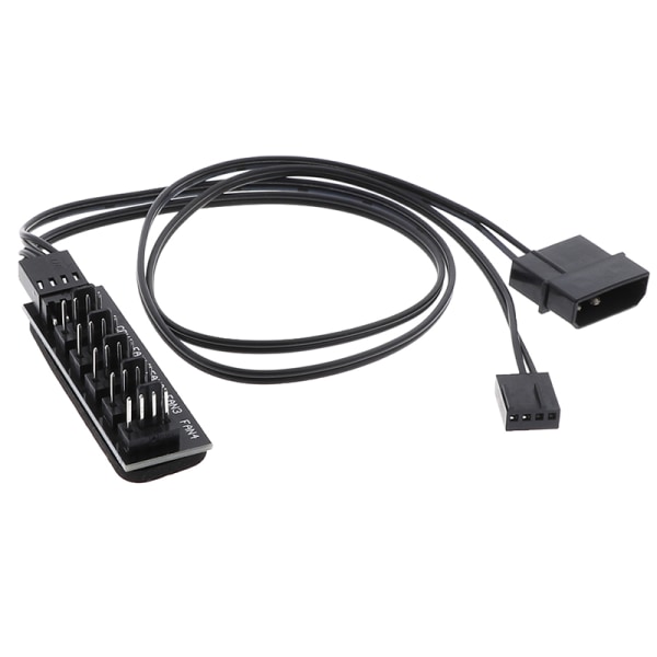 1 till 5 case CPU kylväska fläkt Hub splitter adapter power