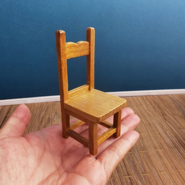 1:12 Dollhouse Miniatyyri Tuoli Selkänoja Tuoli Jakkara malli