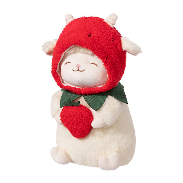 Sweet White Sheep Lam Hold -pehmolelu Red