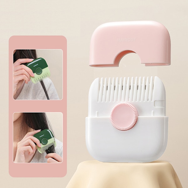 Hårtrimmer Hårtrimming og arrangement Bangs Trim Kamverktøy Pink