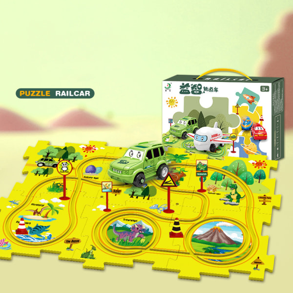 Racing Rail Bilmodell Leker Barn Track Adventure Game A1