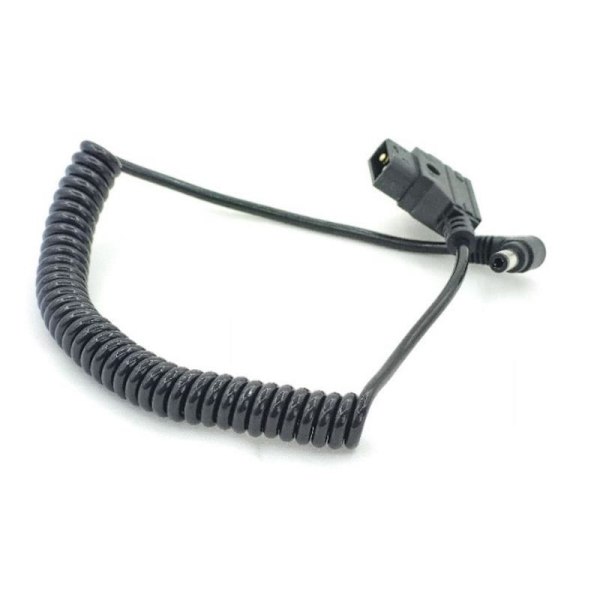 D-Tap han til højre vinkel DC 5,5x2,5 mm kabel