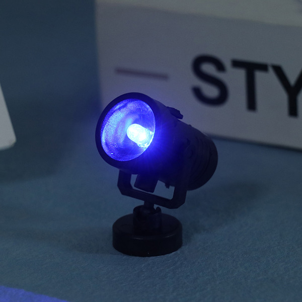 Farverig model Spotlight Garage Display Stage Projektionslampe Purple