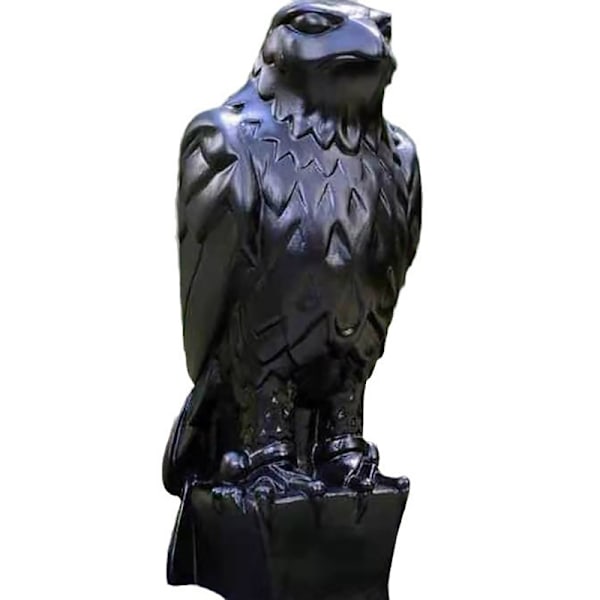 1 Styck Black Resin Maltesisk Falcon Staty Hylla Dekorationer 1PCS