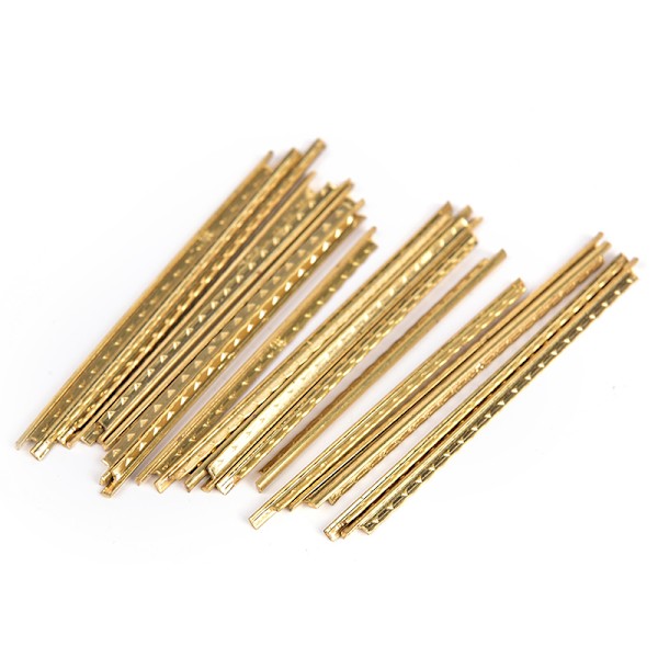 19 stk./sæt Fingerboard båndbånd messing båndtråd til bas akustisk G