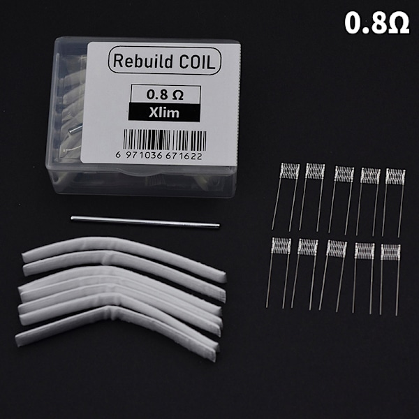 DIY Rebuild Kit Mesh Coil Tilbehør til Xlim Reparationsværktøj 0.6Ω