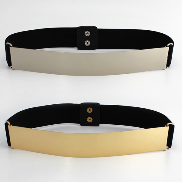 Designerbälten Dambälte Damkläder Accessoar Klänning Bälte Gold