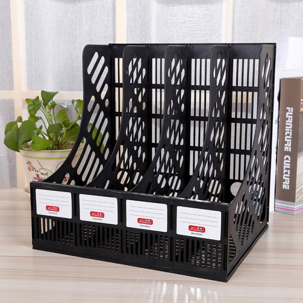 Plast Filholder Desktop Storage A4 Office File Organizer A2 32*31*26