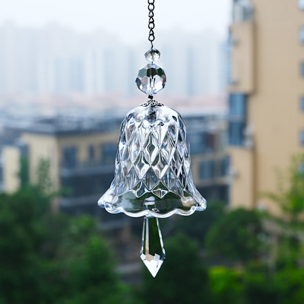 Crystal Wind Chimes Hængende Suncatcher Wind Music Bell Multicolor