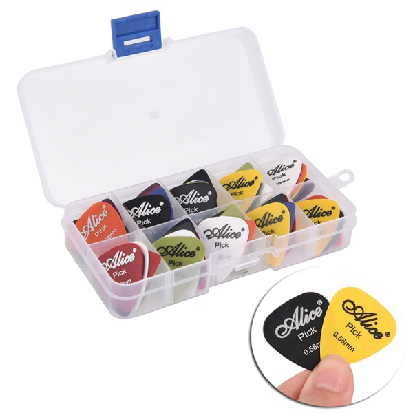 50 kpl / set sähkökitaran valinnat Plectrum kitaratarvikkeet