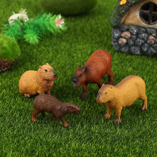 1st Barnsimulering Vilda djur Modell Capybara Toy A1