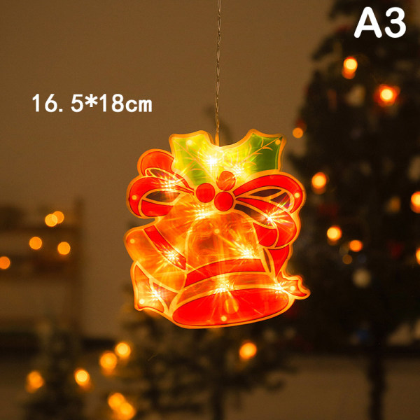 Jul LED Dekorative Sugekop Lys Julepynt A3