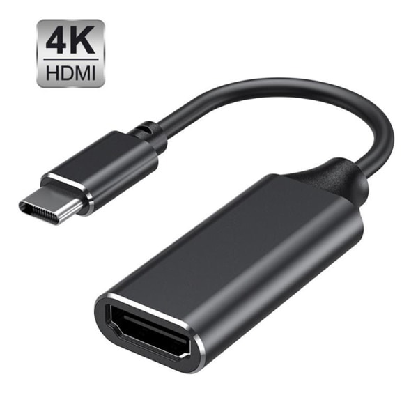 Tyypin C - HDMI-kaapeli USB C - HDMI-kaapelin muunnin Black