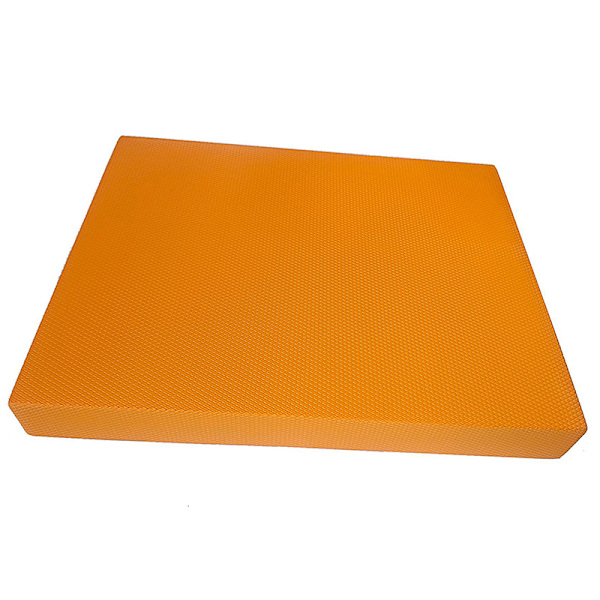 TPE Balance Soft Yogamatte Yogamatte Sports Treningsmatte Gulvmatte orange 30*20*5CM