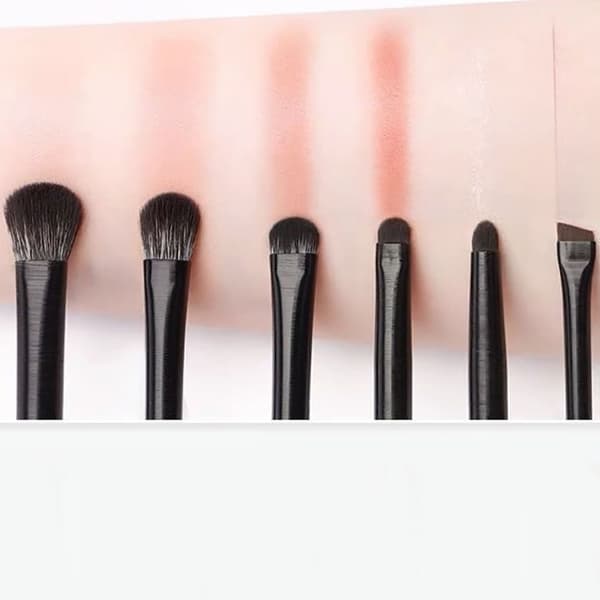 6-pack ögonmakeupborstar - Set med blandningsborstar