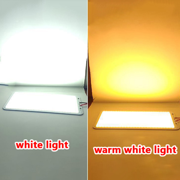 1kpl 12V DC 70W Ultra Bright Flip LED COB Chip panel Light Warm white
