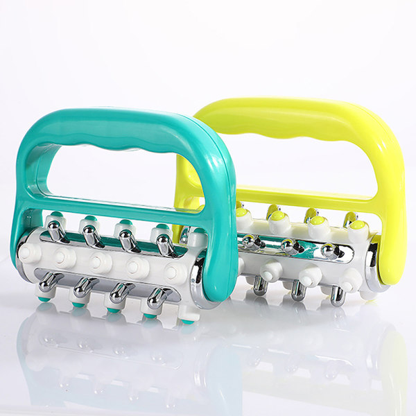 Cellulite Massager Roller Handle Fat Body Muscle Massager Yellow