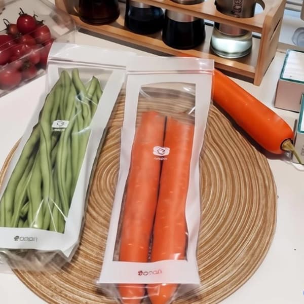 Frugter Grøntsager Friskholdningsposer Genanvendelig Køleskabsopbevaring one size