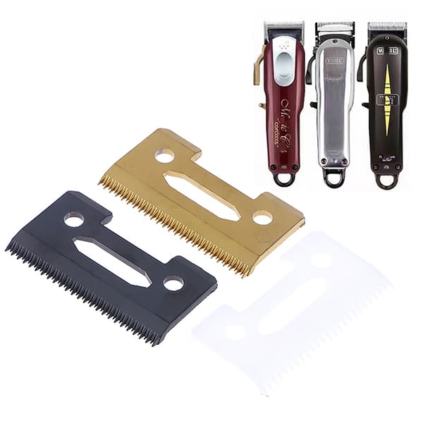 Barber Clipper Keramisk Blad for Hårtrimmer ter Head Black