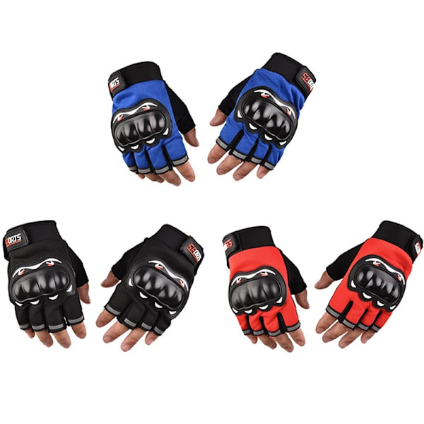 Motorcykel lokomotiv ridhandskar skyddsskydd black