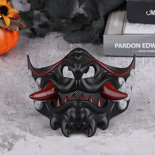 Demon Mask Halloween Cosplay Horror Prajna Plastmasker A1