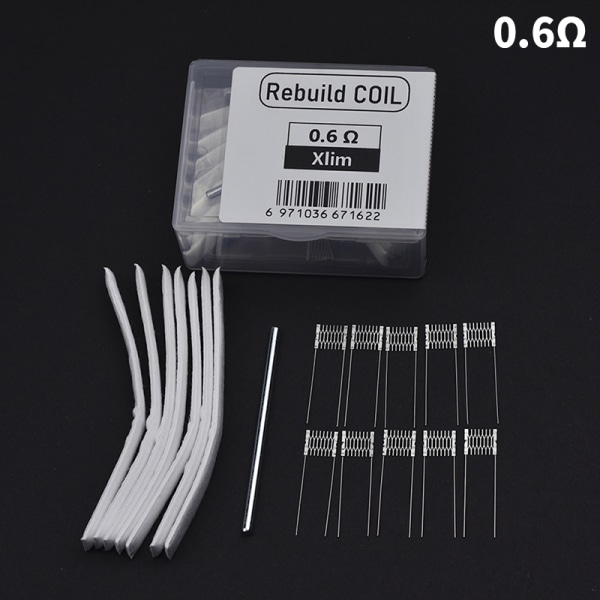 DIY Rebuild Kit Mesh Coil tilbehør for Xlim reparasjonsverktøy 0.8Ω