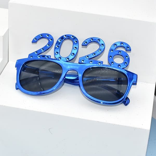 2026 Numerolasit Hyvää Uutta Vuotta Lasit Timantti Glitter S A8