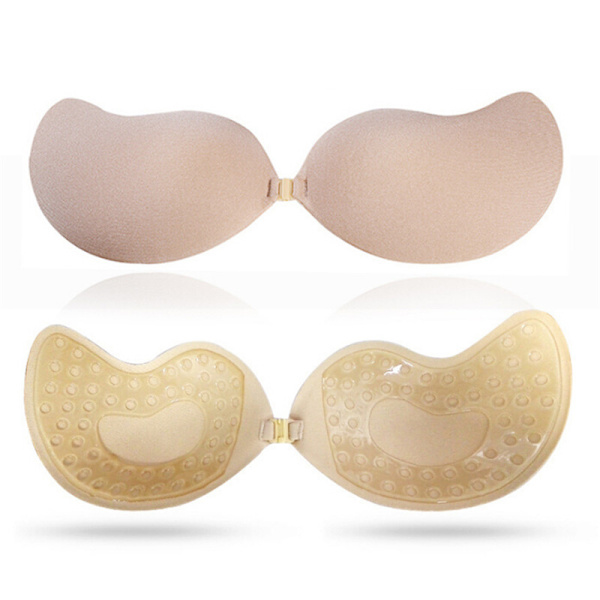 Olkaimeton silikoni Push Up Invisible Bran Itseliimautuva Plus Siz Nude C