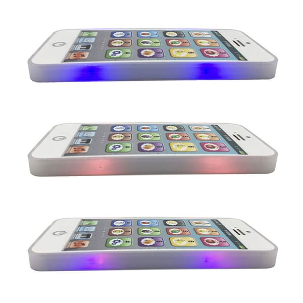 Baby Smart Touch Mobiltelefonleker med LED White