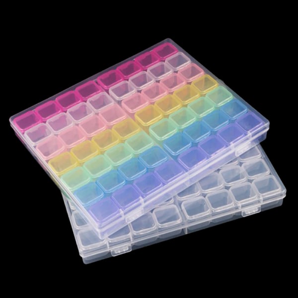 Multifunction Organizer 56 Grids förvaringsbox Transparent