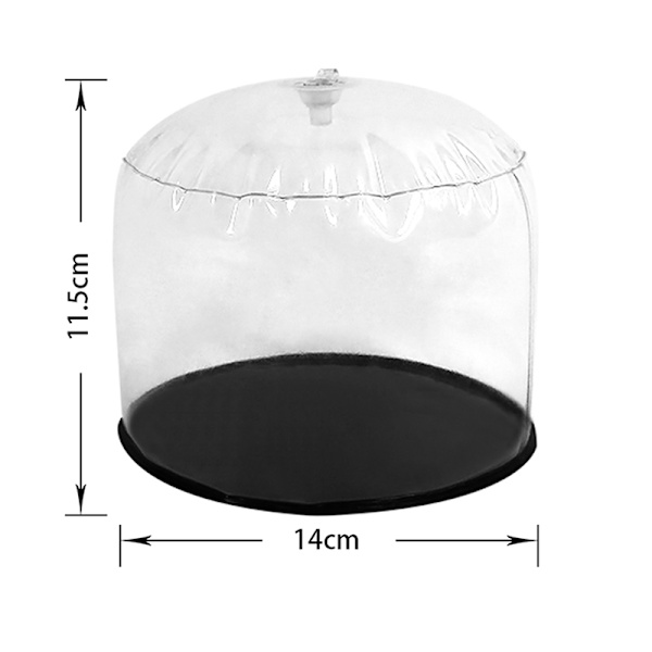 Holder Luftoppblåsing Oppblåsbar PVC Transparent Hat Support Cap M
