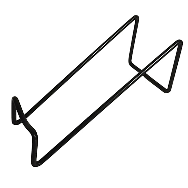 Metall vinstativ Veggmontert rødvinsflaskeholder Black