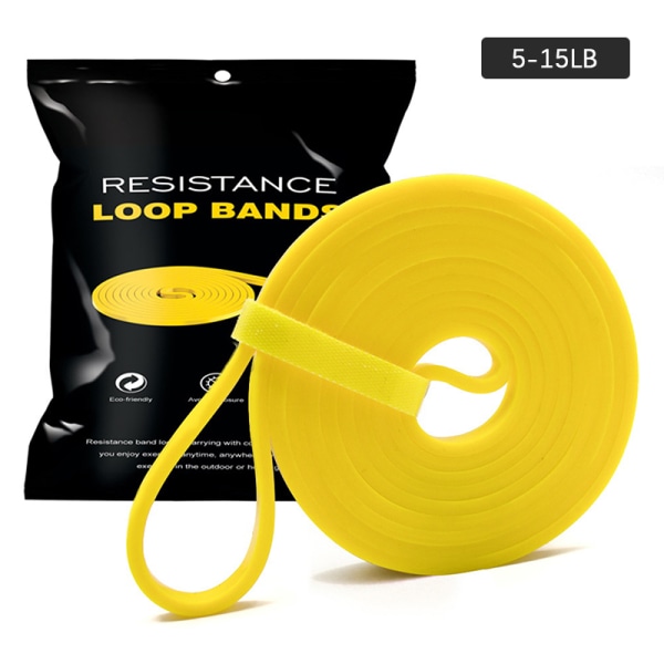 Pull Up Resistance Band Elastic Exercises Gummibånd Yellow