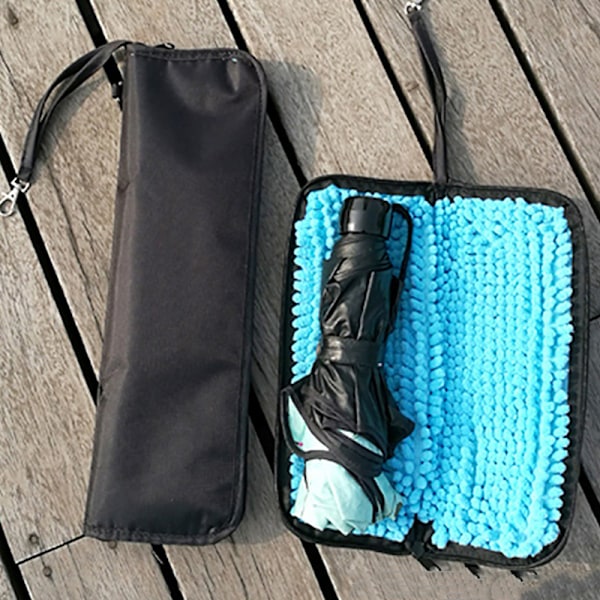 Paraplyopbevaringspose Vandabsorberende paraplytaske Black