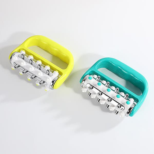 Cellulite Massager Roller Handle Fat Body Muscle Massager Yellow