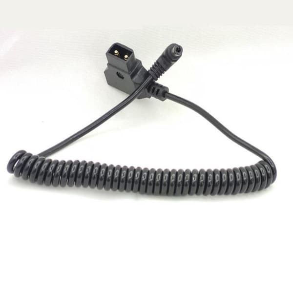 D-Tap hann til rett vinkel DC 5,5x2,5 mm kabel
