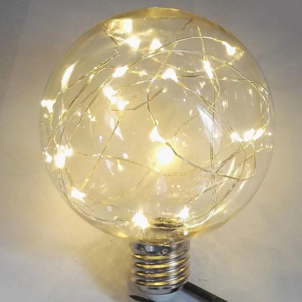 LED Edison String-pære Farverig RGB-belysning warm light